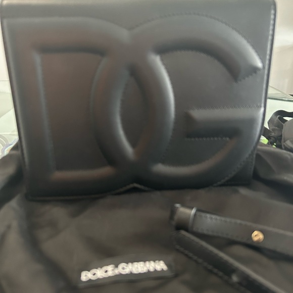 Dolce & Gabbana Handbags - Dolce & Gabbana Black Embossed Bag